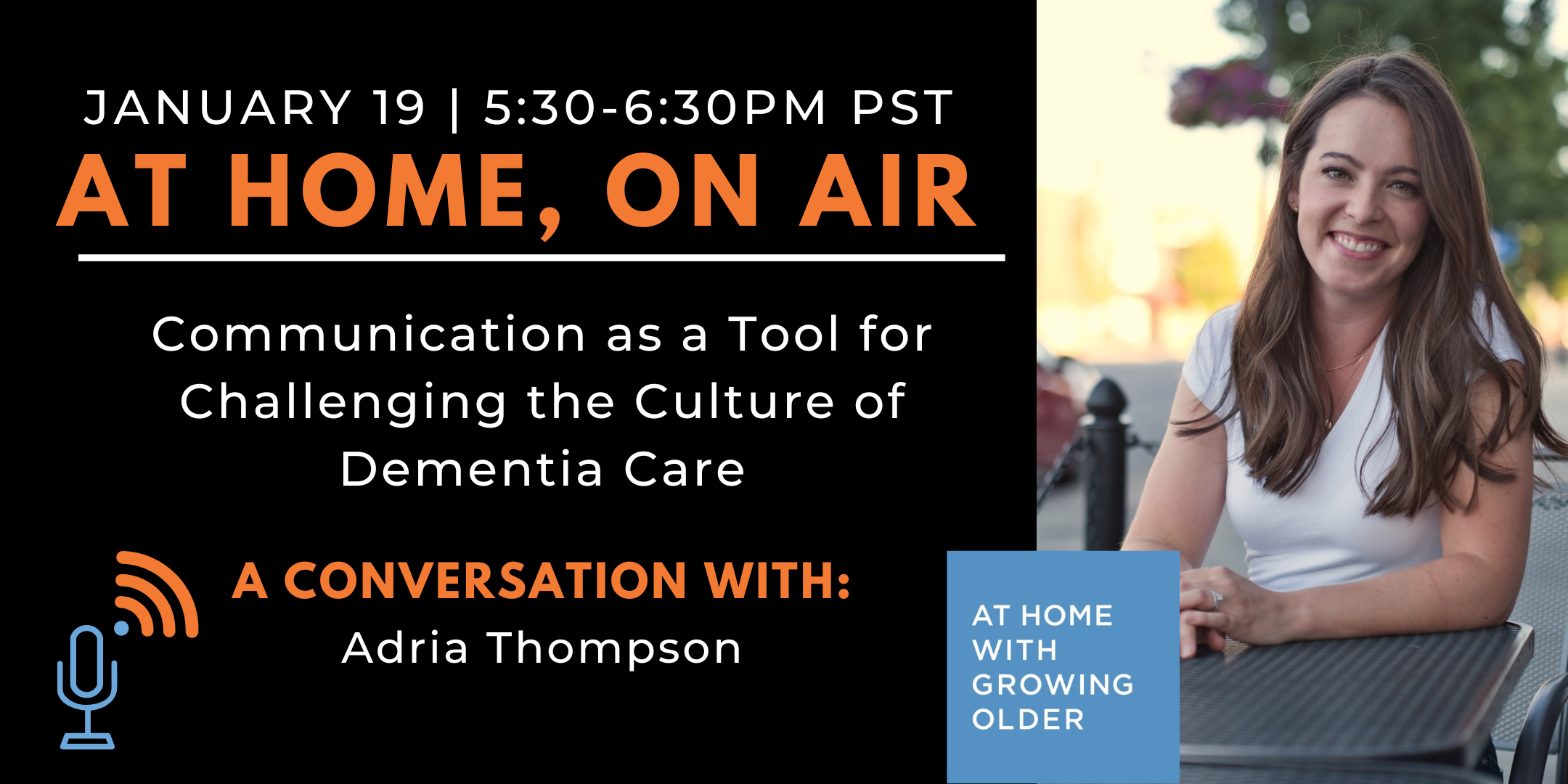 At Home, On Air: A Conversation with Adria Thompson
